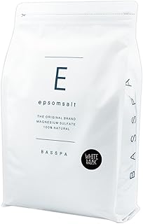 BASSPA エプソムソルト 選べる10種類の香り 硫酸マグネシウム 入浴剤 国内製造 計量スプーン付き (3kg, ホワイトムスク)