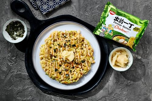 Nissin Demae Ramen – Chicken, 10er Pack, Instant-Nudeln japanischer Art, mit Hühnerfleisch-Geschmack, Sesamöl & asiatischen Gewürzen, schnell & einfach zubereitet, asiatisches Essen (10 x 100 g) – Bild 4