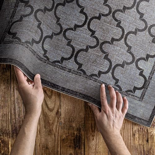 Tapis d'extérieur PVC imperméable 150x225 cm résistant à la décoloration