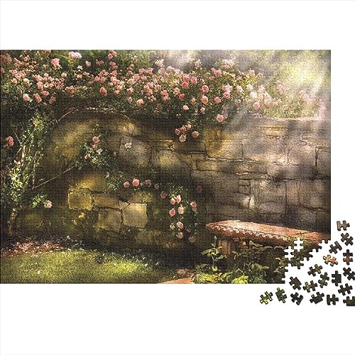 Puzzle 3D Adulte anti-stress en bois 1000 pièces Art Garden grand format 75x50