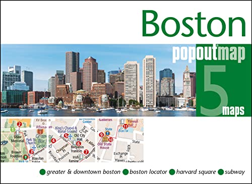 Boston PopOut Map (PopOut Maps) - pocket-sized, pop-up map