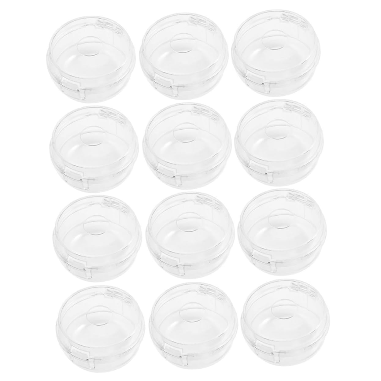 12Pcs Plastic Safety Stove Covers Durable Gas Stove Knob Protectors for Proofing Easy Installation Multi Scene Use High Transparency Wear Resistant Kitchen Accessory