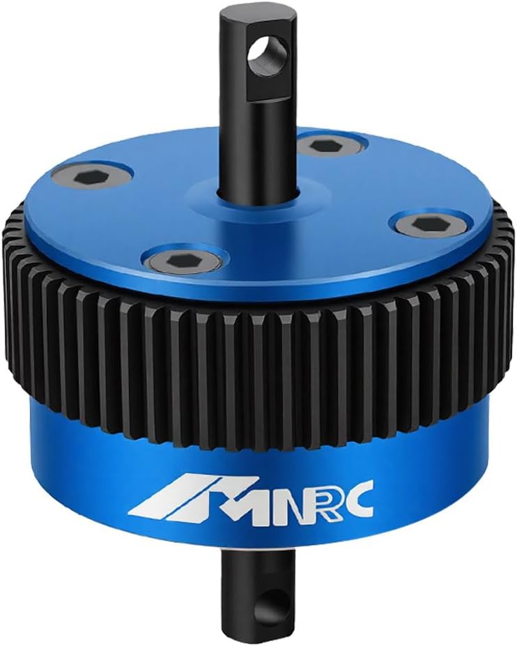 Alloy Center Diff Differential Gear Kit Compatible with 1/10 Slash Stampede Rustler Bandit F-150 Raptor 2WD BL-2s XL-5 Series Upgrades Part Blue