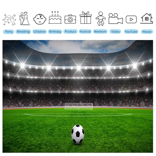 Fondo fotográfico vinilo 7x5ft para fotos deportivas miniatura 3