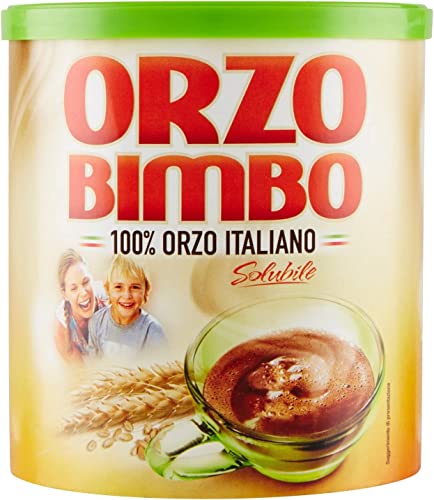 6x Orzo Bimbo 100% italiano Instant lösliche Gerste Getreidekaffee Kaffee 120 gr