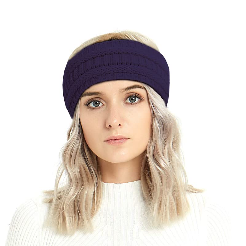 rol Reoutlook Self Design Ear Warmer/Warm Woolen Headband Ear Cap Ear Warmer for Women-picture-9
