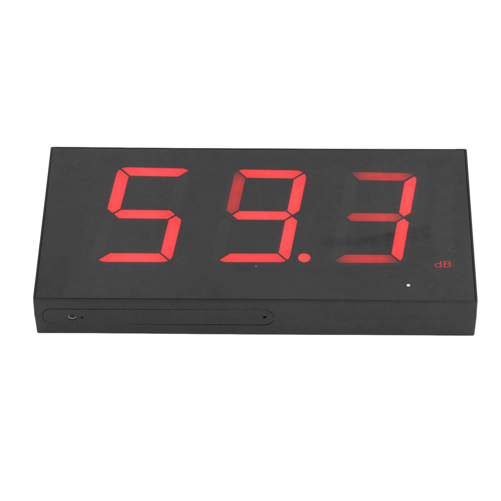 Misuratore di Decibel, Fonometro Digitale a Parete, Alta Precisione, Ampio Campo di Misurazione Tester Fonometro USB per Monitoraggio del Rumore