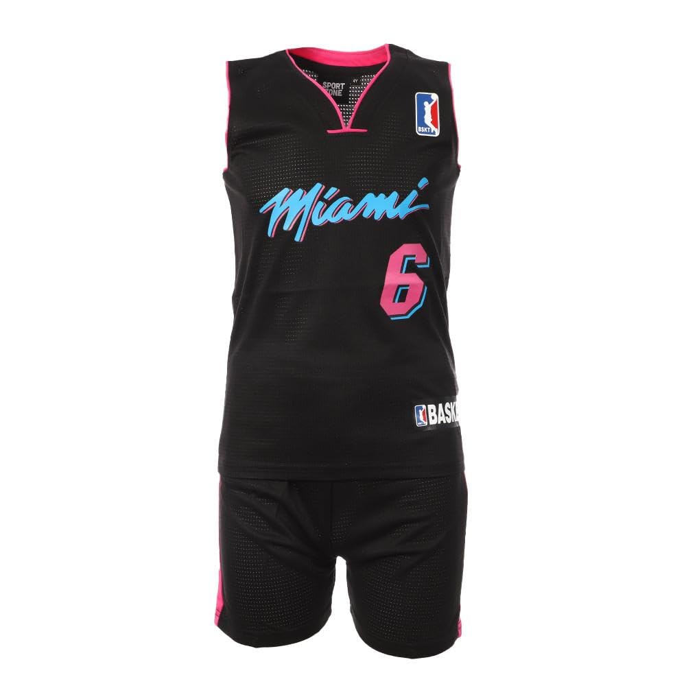 Sport Zone Miami Heat Basketball Set Black Kids, Black, 6 Years