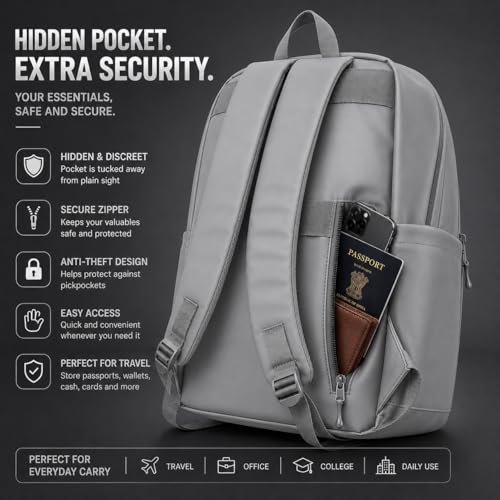 Image of GadgetBite Zenith 32 Litre Laptop Bag with 15.6 Inch Laptop Compartment and Organiser Pocket for Men Women Boys Office College and Travel with Bottle Pocket Laptop Backpack