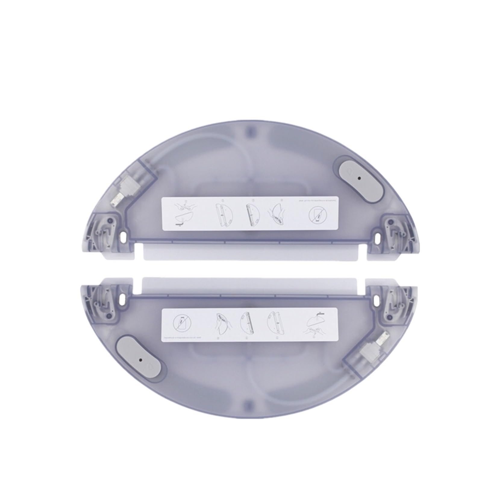 XYMURVVD Water Tank, Compatible For Dreame，Bot D10S / D10S Pro / D9 Max (White) / F9 Pro Robot Vacuum Cleaner Accessories(2pcs)