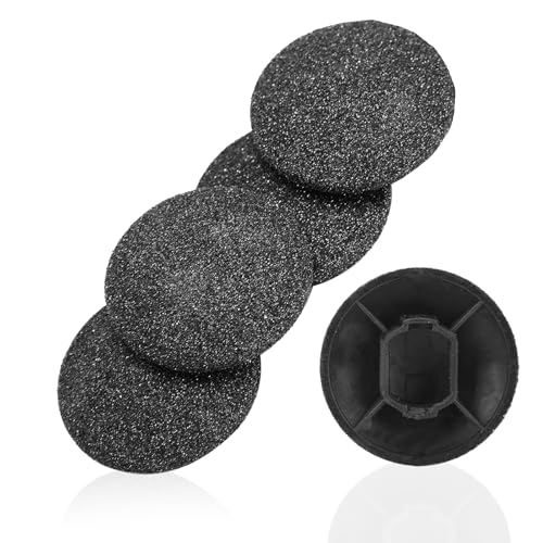 Baxnore 5 pezzi Cuscinetti sostitutivi per lime elettriche per piedi, Accessori per smerigliatrice elettrica portatile per Pedi Vac, Cuscinetti per rimozione calli elettrici (Nero)