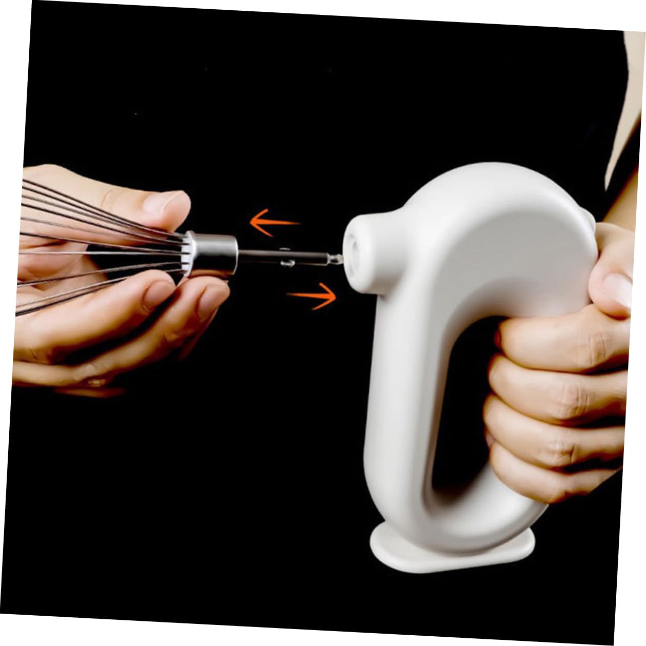 Ipetboom Frusta Elettrica Portatile Ricaricabile USB Leggera a Immersione per Montare Albumi e Preparare Dolci, Accessori Staccabili Salvaspazio per Cucina Contemporanea