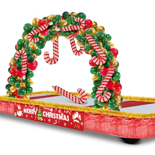 Realspring 12 Pcs Christmas Parade Float Decorating Kit, Xmas Bal...