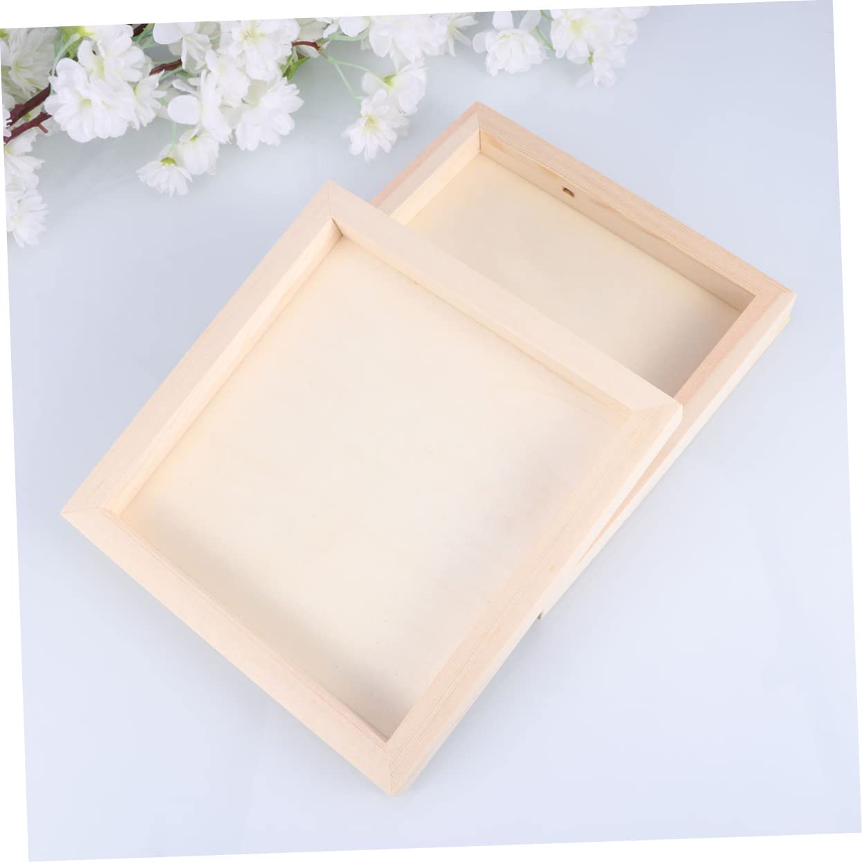 ifundom Cornici per Argilla Fai da Te in Legno 5 Pezzi Beige