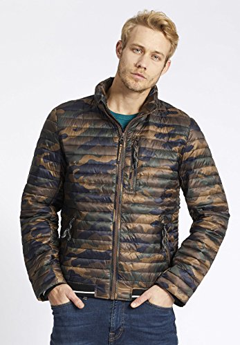 khujo Herren Jacke Elian 2414JK173 Dark Gray-Print M