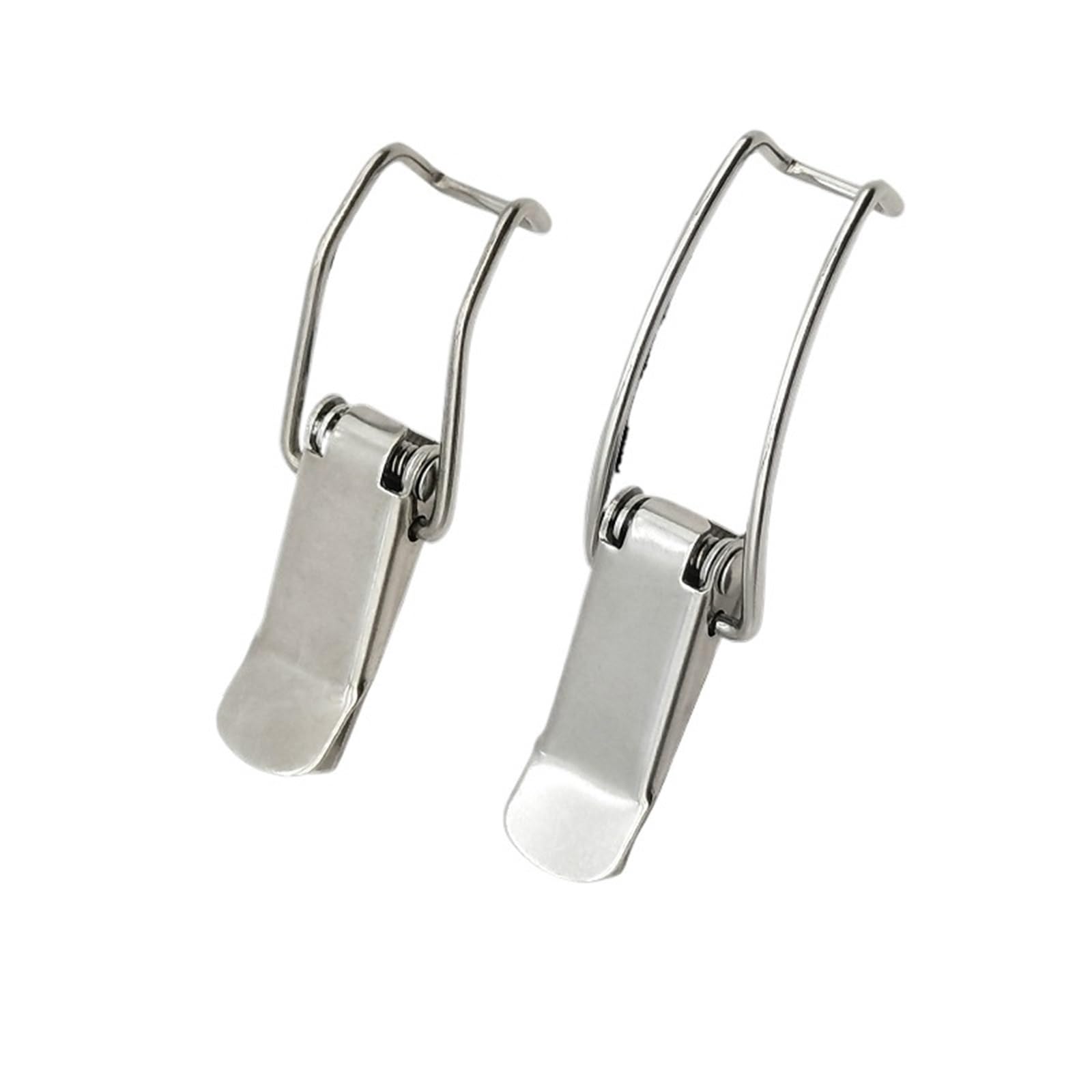 Boucle en bec de canard inox pour boîte à outils et fermeture caisse