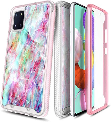E-Began Case for Samsung Galaxy Note 10 Lite, Galaxy A81, Full-Body Protective Rugged Matte Bumper Cover with Built-in Screen Protector, Shockproof Durable Case (Not Fit Note 10/Note 10 Plus) -Fantasy
