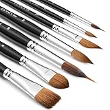 Sable Watercolour Brushes Set-7pcs Professional...