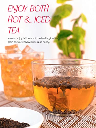 Image of TeeLux Lapsang Souchong Tea, Premium Black Tea Loose Leaf, Chinese Smoked Tea, Caffeinated, 8oz /228g (Pack of 3)