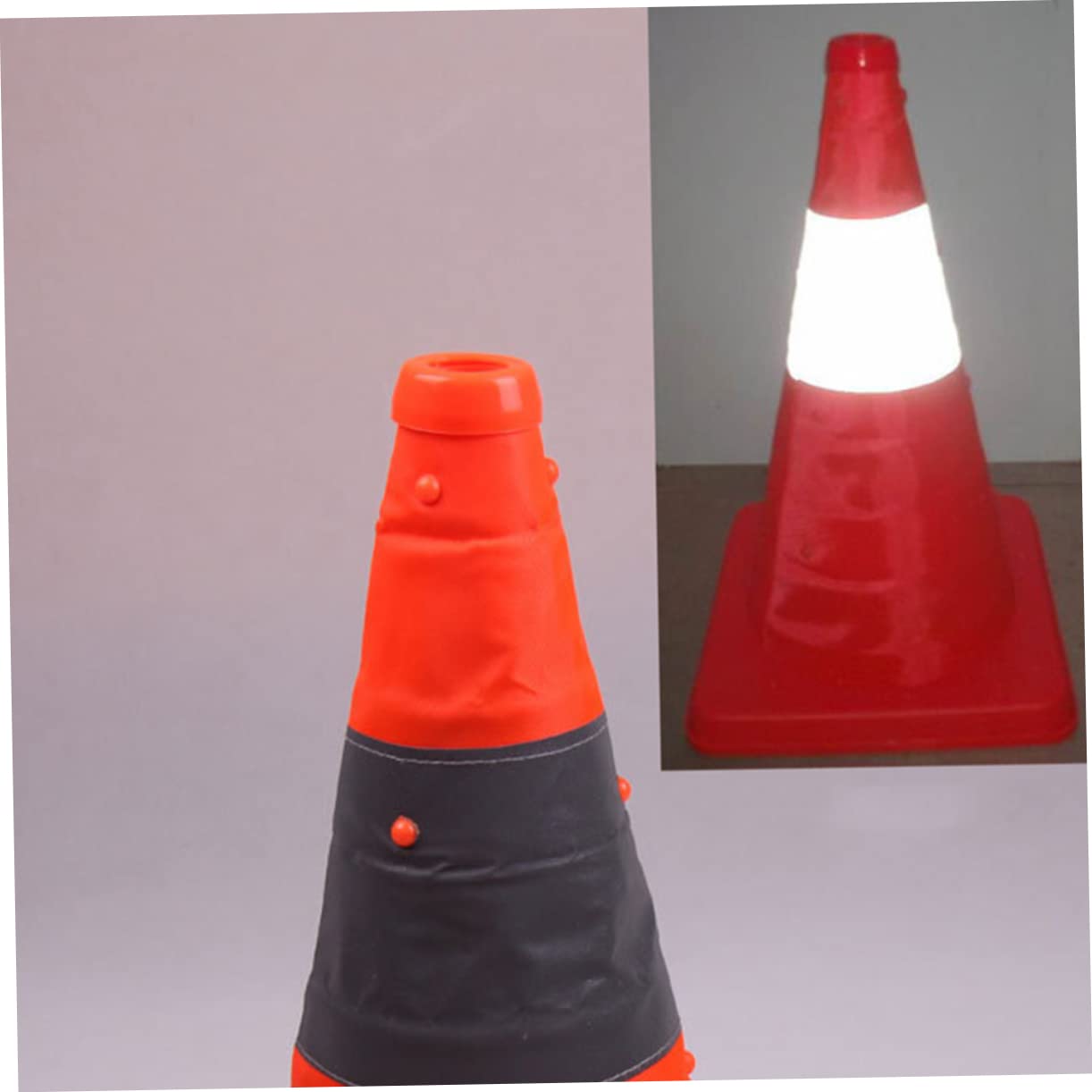Reflective Led Belt Cones Safety Cones for Parking with Lights Led Roadblock Warning