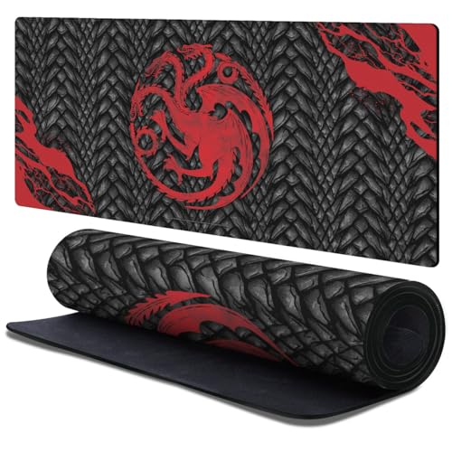 Tapis de souris XL Game of Thrones pour clavier bureau et setup gaming PC