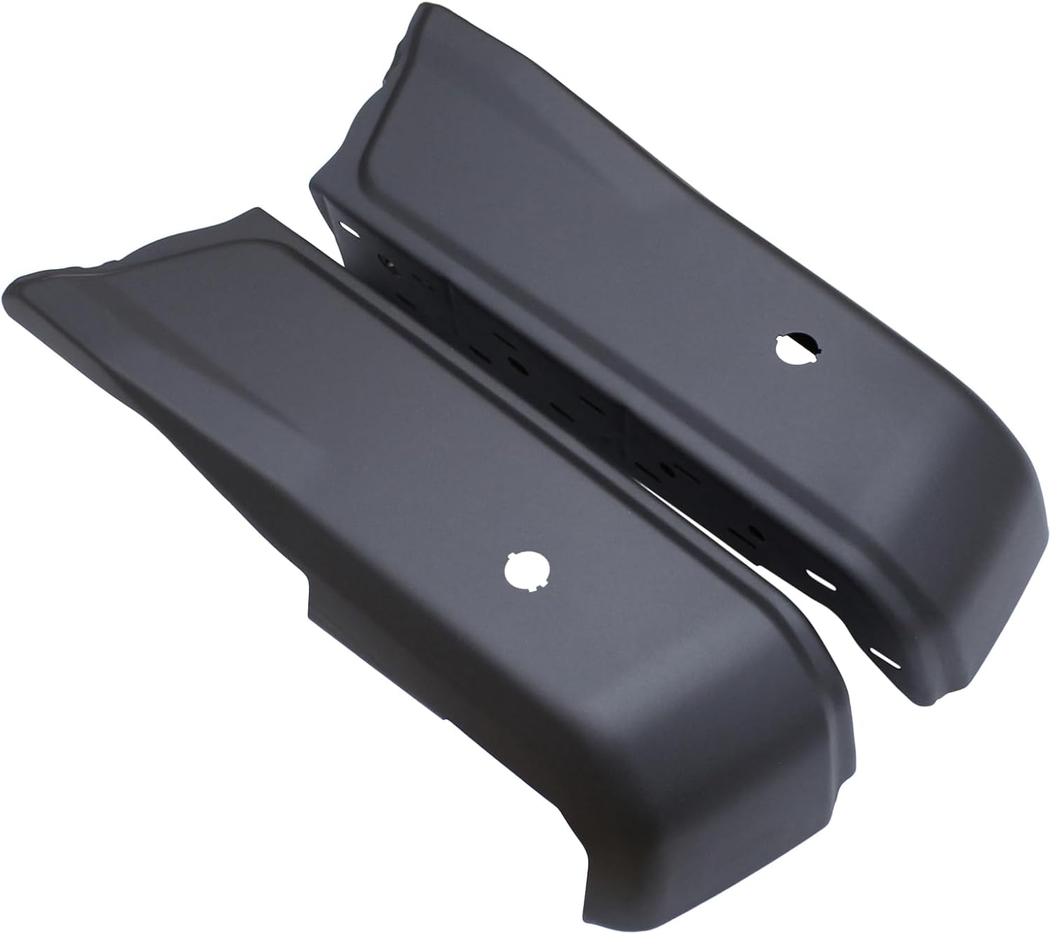 ApplianPar Driver and Passenger Side Rear Bumper Ends Steel with Parking Sensor Hole for Ford F150 2015-2020