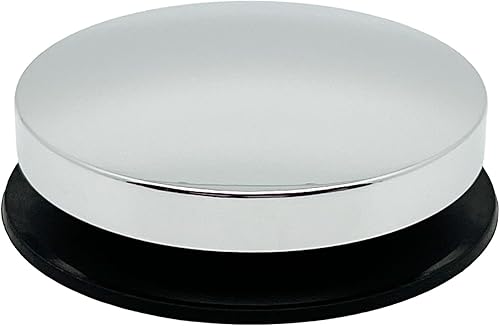 Tapón de bañera de repuesto cromado, tapón de drenaje, tapón de bañera, para desagües de 1.3"-1.7"
