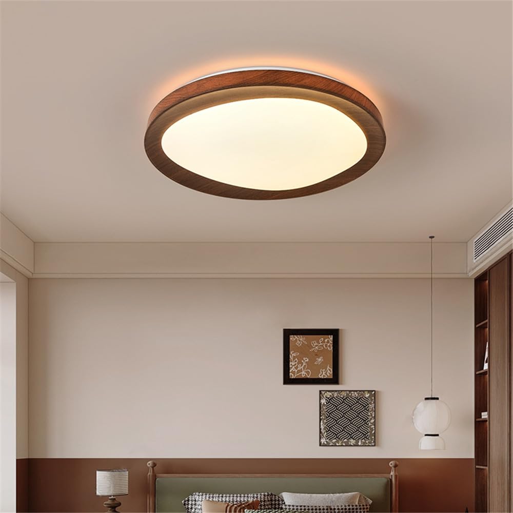 KXEcoLife Nordic LED Ceiling Lamp Contemporary Simplicity Art Living Room Restaurant Bedroom Study Children's Corridor Balcony Lights (3807A D50CM)