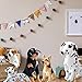 Hund Plüschtier 30CM Hunde Kuscheltier für Kinder,Plüschhund Liegend -Stofftier Hund Lebensecht Weiß Braun Welpen Hund Tier Plüsch Puppe Hund Kissen Plüschtier Spielzeug für Kinder Jungen Mädchen