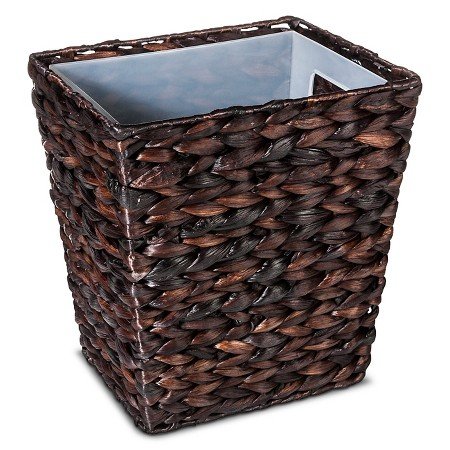Threshold New Wastebasket Dark Weave