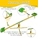 Kids Outdoor Seesaw, Garden Playground Seesaw Steel Outdoor Seesaw 360 Degree Rotation Playground Equipment, Teeter Totter Seesaw for Kids Outdoor