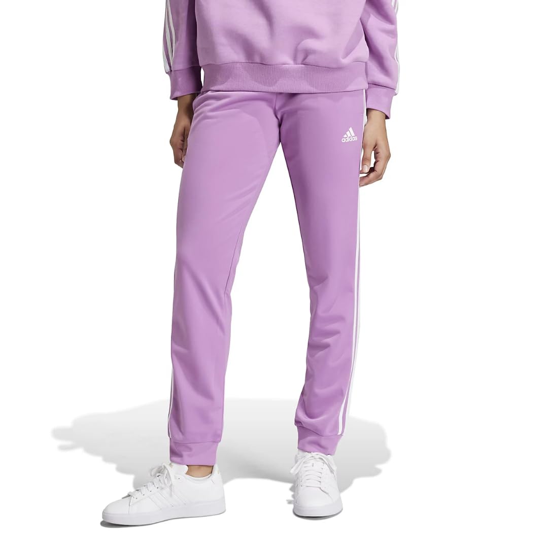 Adidas Essentials Women's Tracksuit Bottoms with 3 Stripes, Slim Tapered, Slim Tapered, S