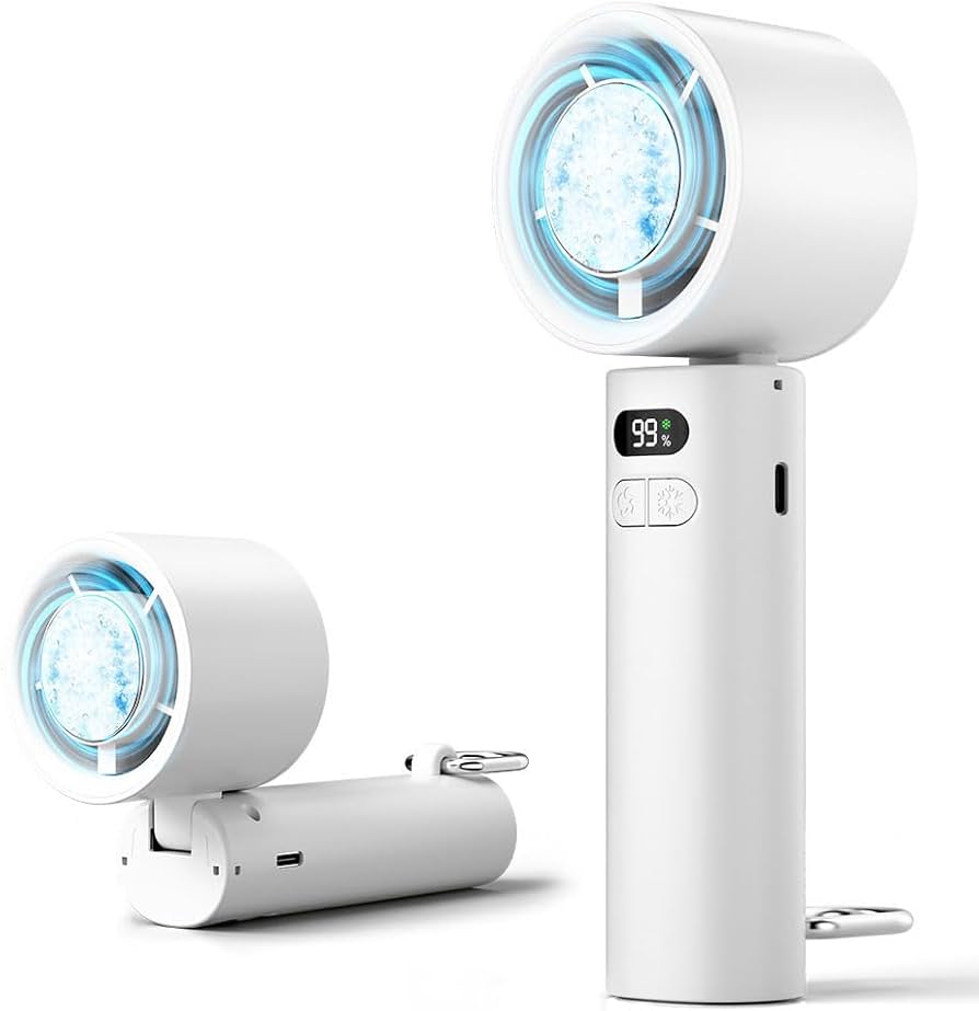 Amazon | 【2025年夏新設計・ -20℃瞬間冷却】ハンディファン 冷却