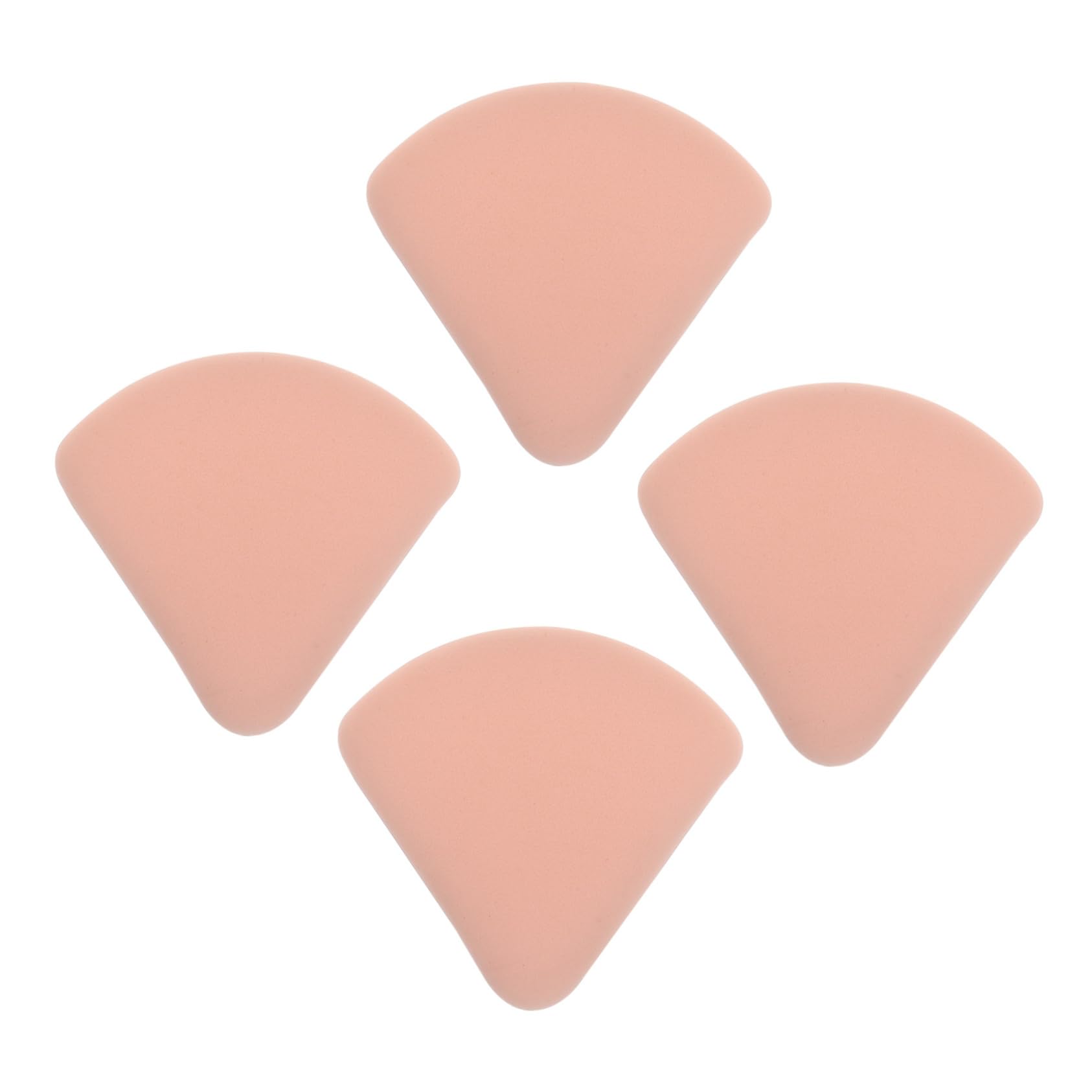 NULYLU 4Pcs Supple Makeup Pads Face Powder for Home Travel Skin Friendly Elastic for Makeup Application Present for Any Occasion