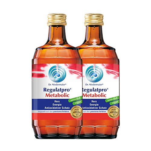 Dr. Niedermaier Regulatpro® Metabolic I für mehr Energie und Leistungssteigerung im Sport** I Anti-Oxidativer Schutz I enthält Magnesium, Mangan, Vitamin B I 2x 350ml (2er Pack)