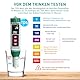 PH Messgerät Wasser, PH/TDS/EC/Salzgehalt/Thermometer 5 in 1 pH Wert Messgerät mit LCD-Display, Automatischer Temperatur Kompensations pH Tester, Hochpräziser Wassertester Ideal für Trinkwasser, Pool