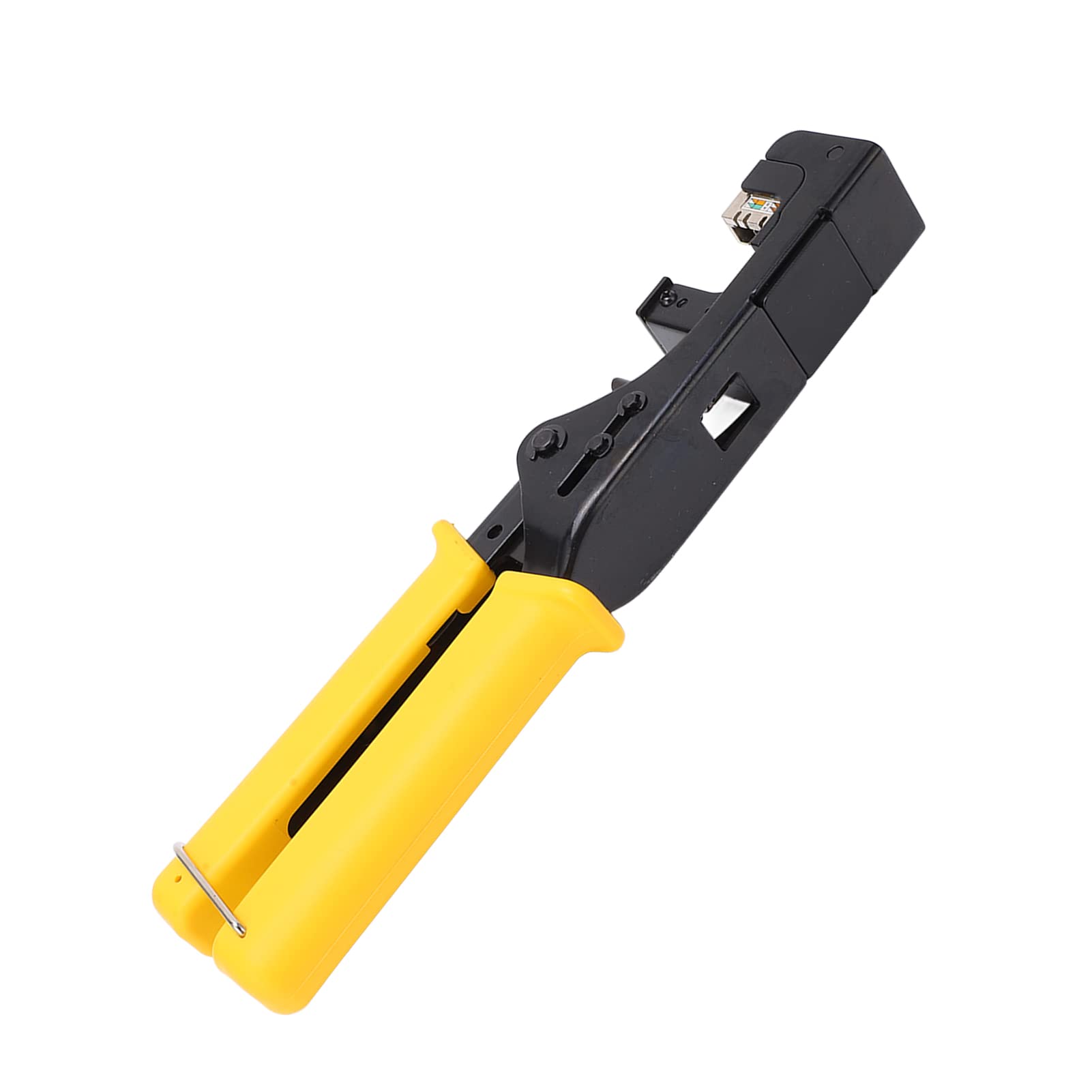 Crimpatrice a cricchetto per chiavi Ethernet Cat6, strumento terminale Crim con tenuta, PP Heat dle, l l per RJ45 a 180 gradi