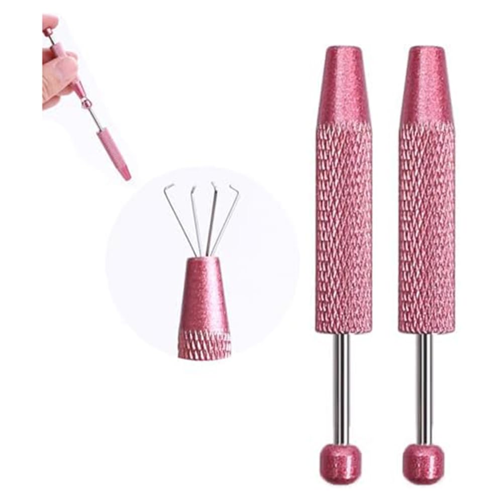 CTRLZS Piercing Assistant Pen,Piercing Ball Grabber Tool, Claw Tweezers, 4 Claw Jeweler'S Pick Up Tool, Piercing Tools,B