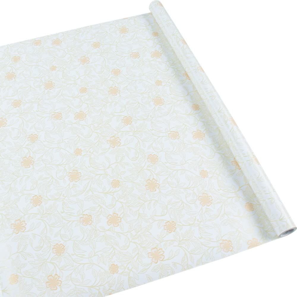 Carta Adesiva Per Mobili, Viti Gialle Rustiche Su Sfondo Bianco Effetto Pvc Peel And Stick Wallpaper Film Pellicola Per Mobili In Vinile Appiccicoso Impermeabile Per Ristrutturazione Di Appartamenti