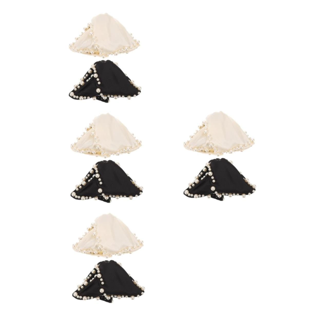 8 Pezzi Clip per in Satin con Artificiali Morsetti Antiscivolo per Spessi Accessori per Cerimonie e Quotidiano