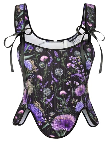 Scarlet Darkness Renaissance Lace Up Corset Top