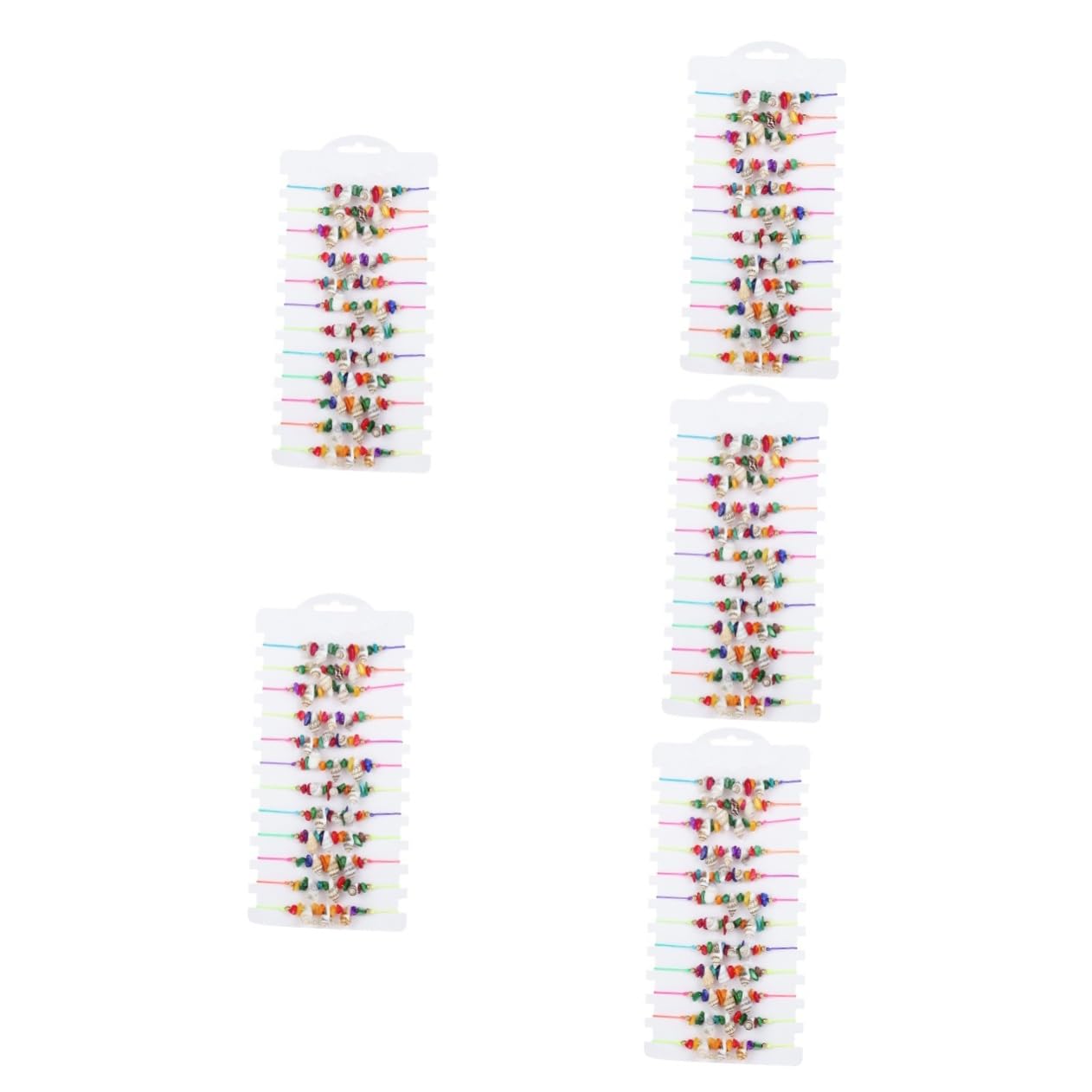 SHERCHPRY Juego De 5 Pulseras De Cuentas De Concha Para Mujer Joyería De Playa Ligeras Y Agradables Para La Piel 12 Unidades X 5