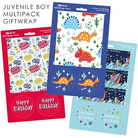 Abacus Gift Wrapping Paper Variety Pack Cover