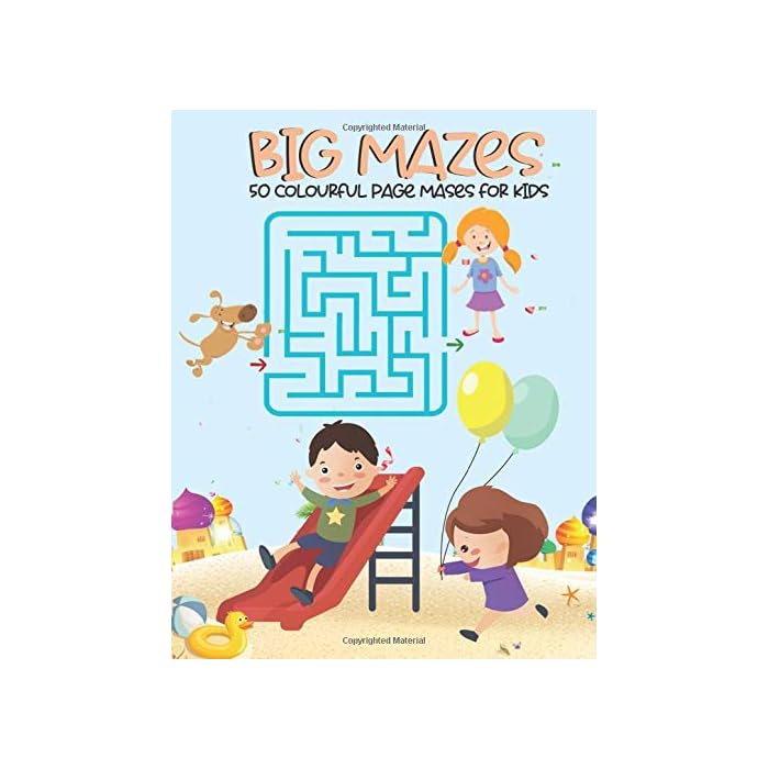 Buy BIG MAZES 50 COLOURFUL PAGE MASES FOR KIDS Fun, brain tickling maze puzzles for 710 year
