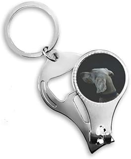 Dog Pet Animal Lonely Night Nail Nipper Ring Key Chain Bottle Opener Clipper