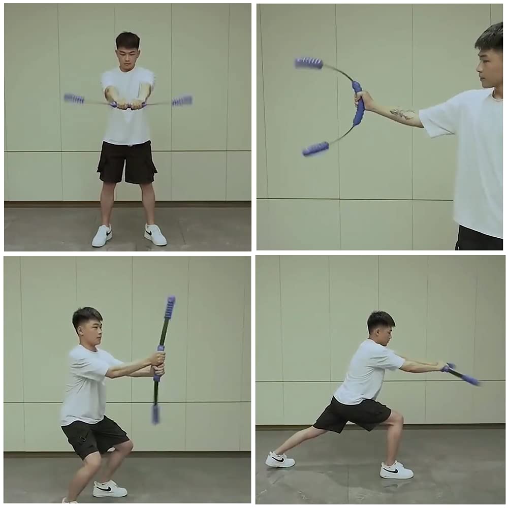 Sport Schwingstab Fitness,Fachmann Swingstick Premium 90cm,Multifunktionale Trainingstab aus Fiberglas Für Vibrationstraining & Tiefenmuskulatur