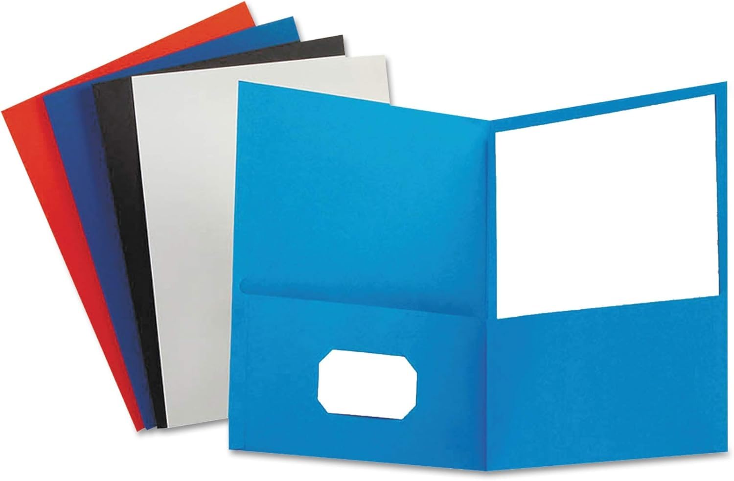 Oxford(R) Twin-Pocket Portfolios, Assorted, Pack Of 10