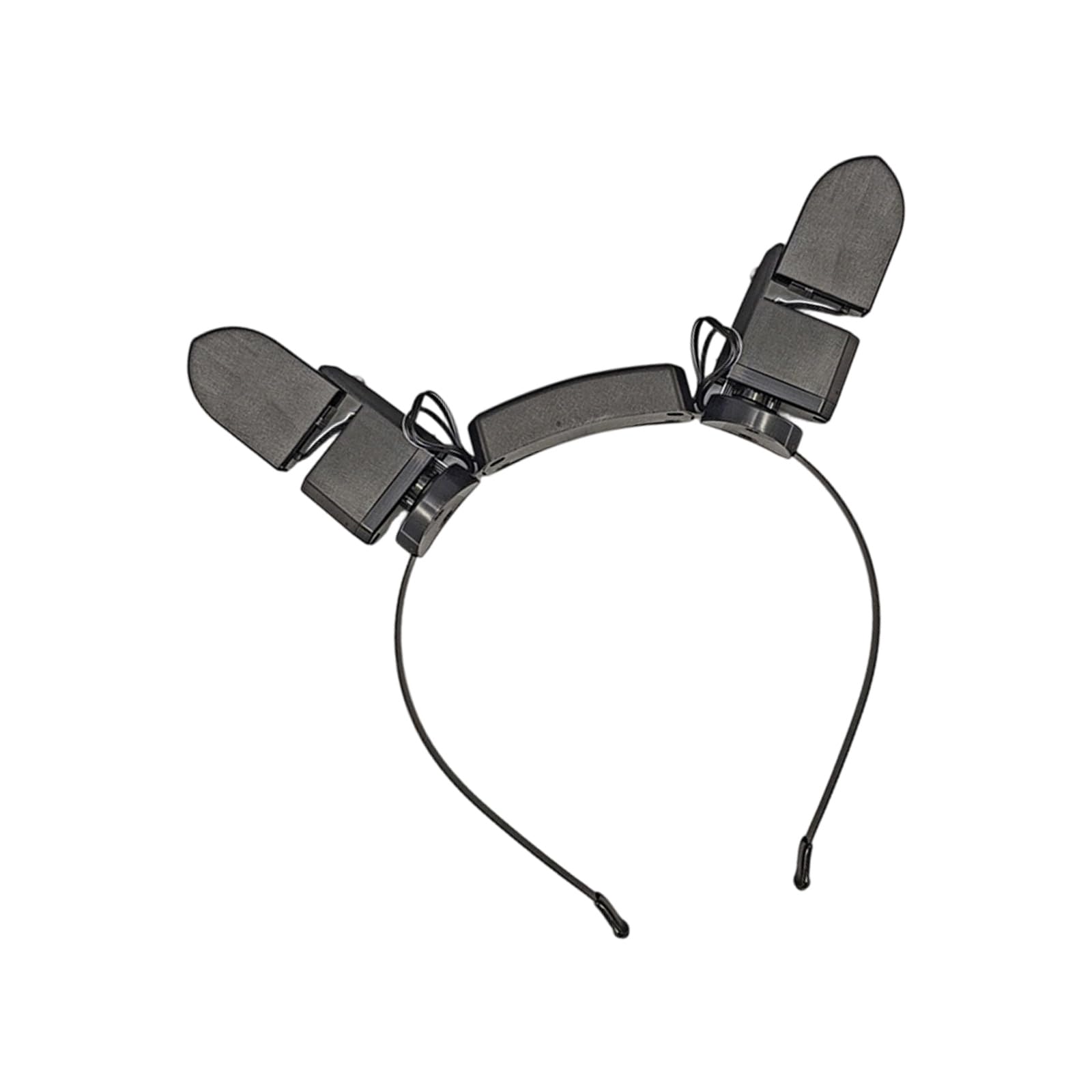Diadema recargable con orejas de animal activadas por movimiento, accesorio divertido para el cabello para fiestas diarias y ocasiones especiales, diadema de orejas de gato con doble