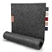 Produktbild sølmo I Design Tischläufer Grau aus Filz I 100x30 cm Tischband I Skandinavischer Filzläufer Tisch Abwaschbar mit Leder Label - Tischläufer Winter