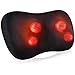 Coussin de Massage Shiatsu pour Cou, Epaules, Dos, Taille, Coussin Massant Chauffant, avec Fonction Chaleur et Massage par Pétrissage rotatif 3D, Détente à la Maison et au Bureau